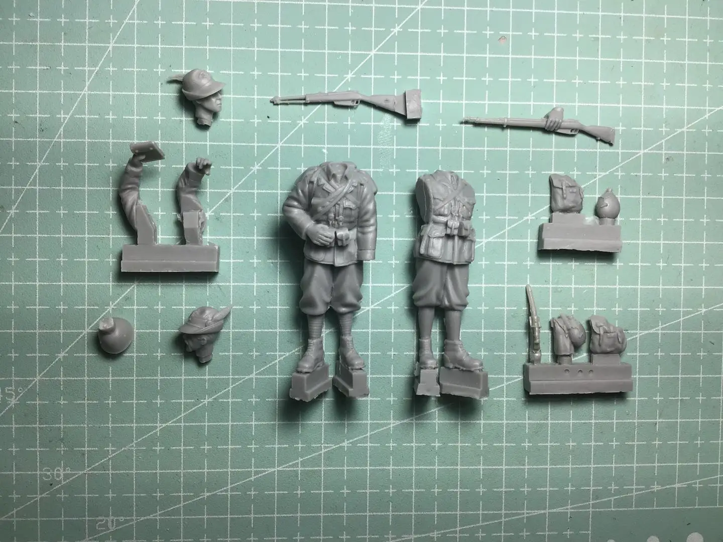 1/35 Resin Model Figure GK， Unassembled and unpainted kit