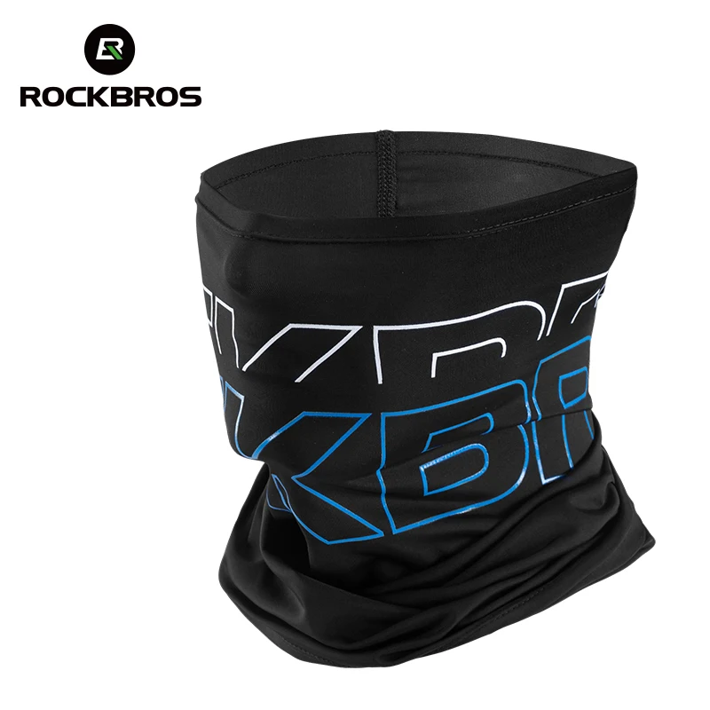 ROCKBROS Cycling Headwear Summer Neck Breathable Bandana Caps Running Mask Bicycle Bandana Sports Scarf Face Mask Headband