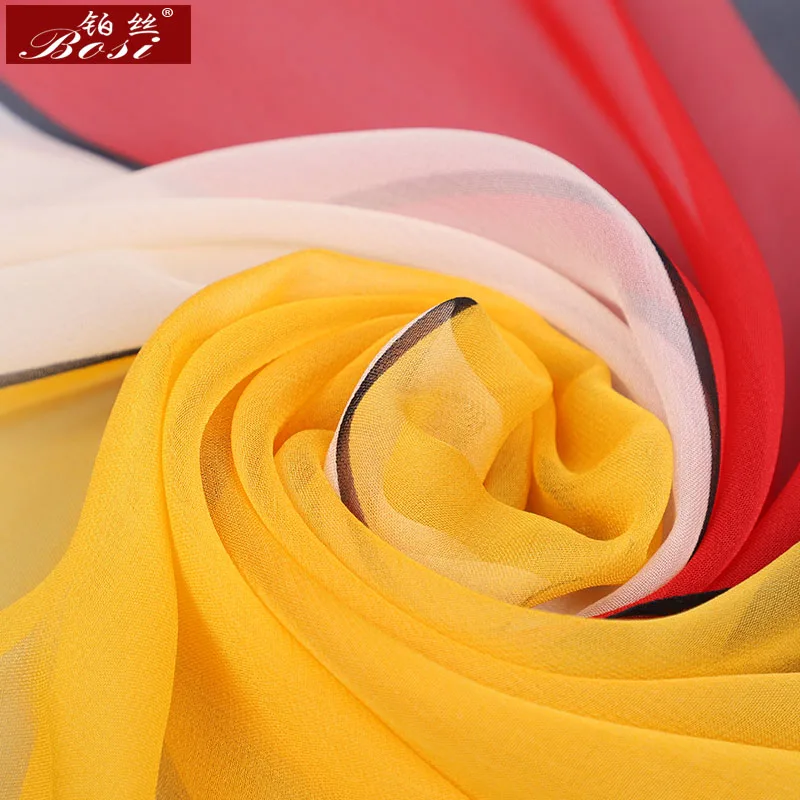 2020 new Silk satin scarf summer lattice scarves fashion women Chiffon scarfs Beach shawl flower hijab luxury ladies 160*50cm