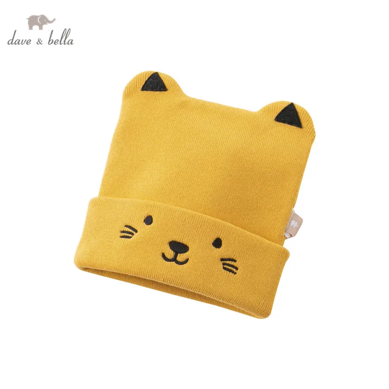 

DB15866 dave bella winter new born baby girls cute cartoon cat hat girl fashion bucket cap