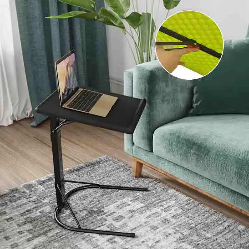 Portable Foldable Computer Desk Laptop Lazy Bed Desk Simple Lifting Small Plastic Table Folding Table Removable Bedside Table