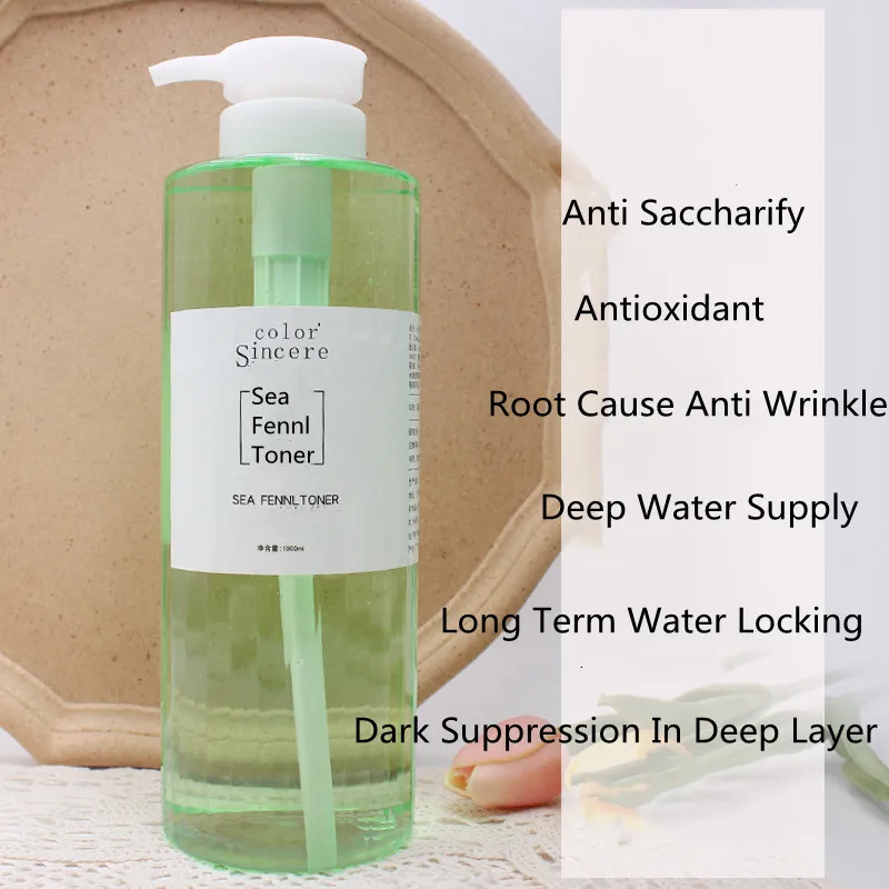 

Anti Gravity Sea Fennl Toner 1000ml Anti Aging Oxidation Saccharification Firming Skin Care Toner