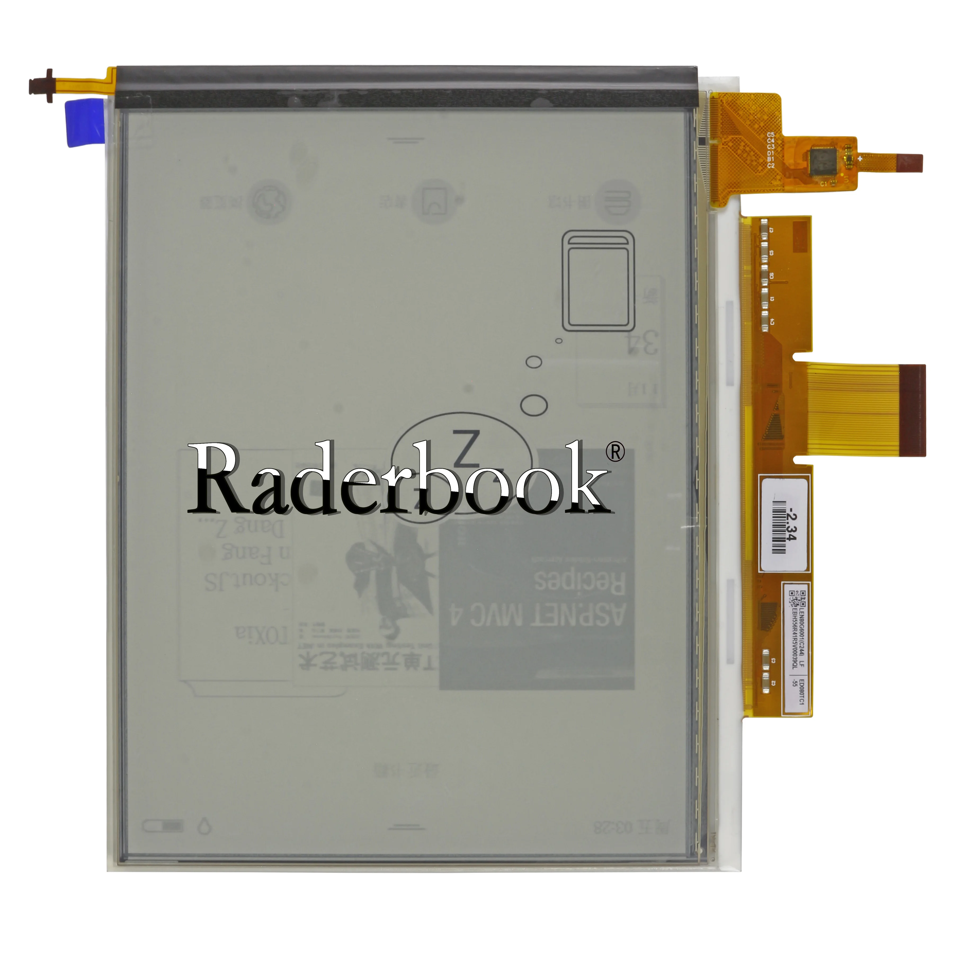 Imagem -02 - Polegada Ed080tc1 Tela Sensível ao Toque e Display com Luz de Fundo Eink para Pocketbook 8402 Inkpad Lcd Ebook para Pocketbook 840 Inkpad 8