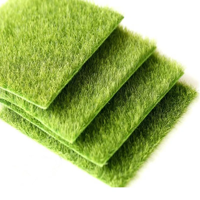 15x15cm Grass Mat Green Artificial Lawns 30x30cm Small Turf Carpets Fake Sod Home Garden Moss Home Floor Wedding Decoration Wall