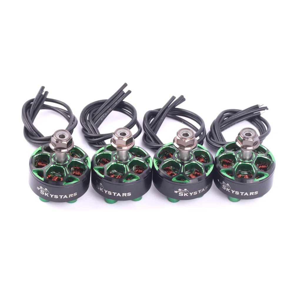 4PCS/1PC SKYSTARS 2207 1950KV Brushless Motor 4-6S Lipo 5mm Shaft diameter 35.5g Motor for RC FPV Racing Drones Quadcopter DIY