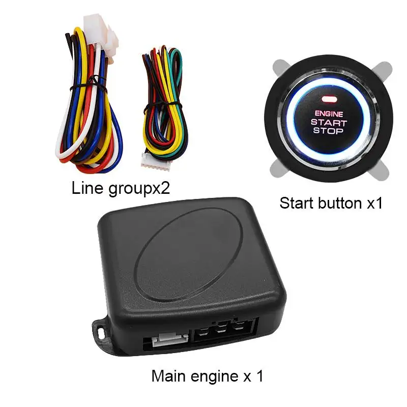 Auto one key start keyless one key start system sistema di accensione del motore 12V accensione automatica