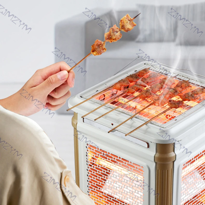 سخان كهربائي على شكل خمسة جوانب ، سخان منزلي متعدد الوظائف ، موفر للطاقة ، للفرن والشواية ، 2000 فولت ، 220 واط