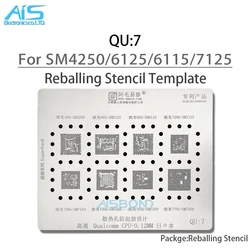 Amaoe QU5 QU7 BGA Stencil Reballing For SDM845 SM8150 SDM670 MSM8917 SM4250 SM6125 SM6115 SM7125 SM7150 SM7250 SM7225 SM7350