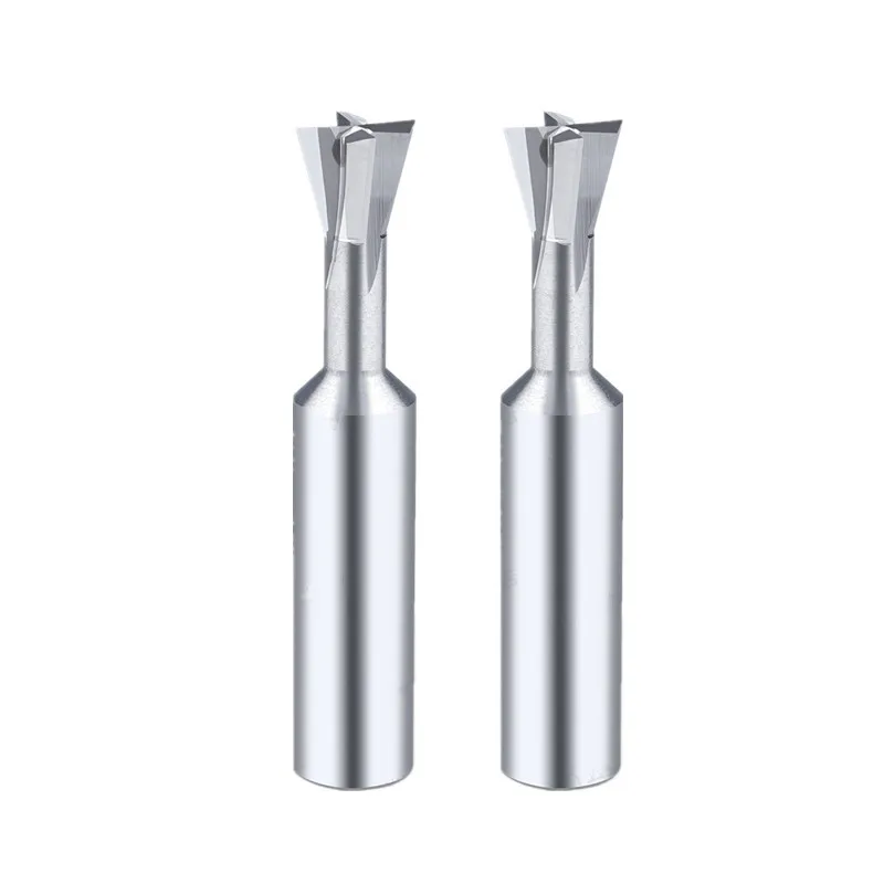 Cola de milano de carburo de tungsteno sólido, molino de extremo de revestimiento de 75 ángulos para AL, brocas de corte cnc, 14/16/20x65, 70mm, 1 unidad