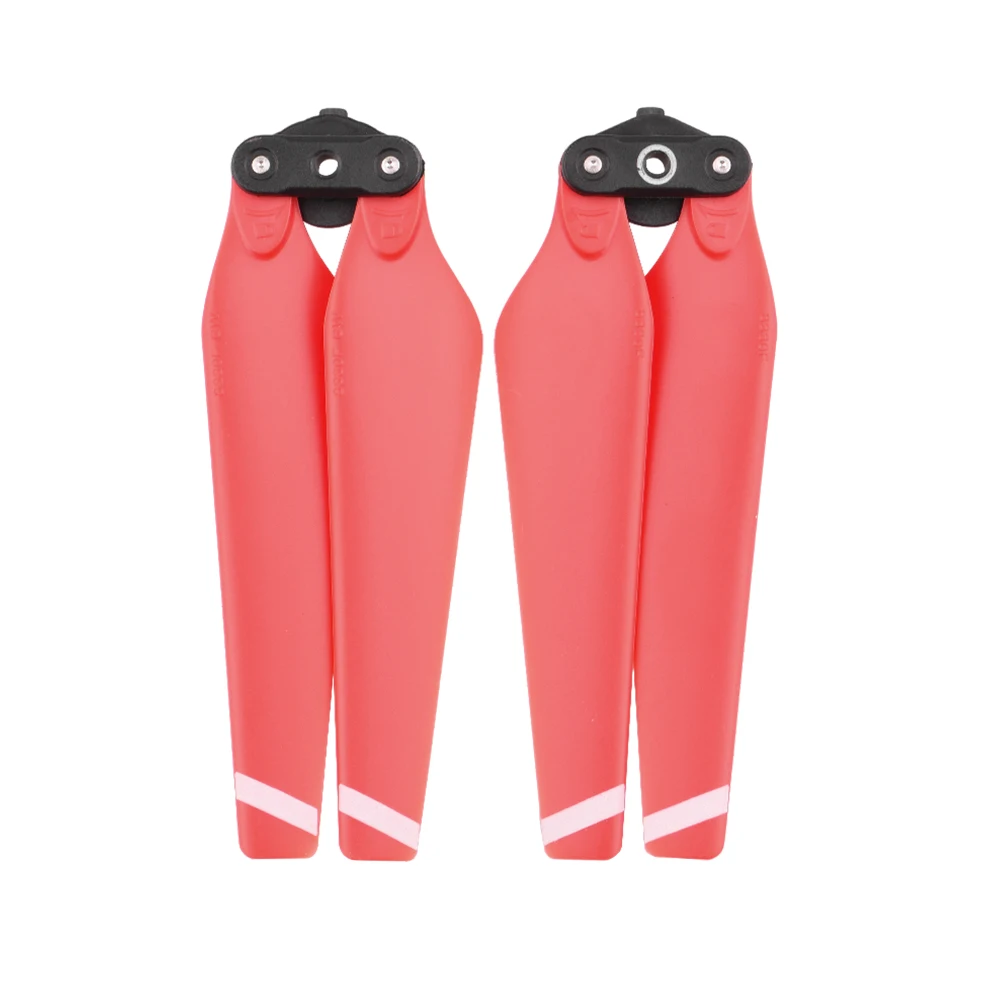 DJI 매빅 프로 드론 8330F 용 8330 프로펠러, 퀵 릴리스 블레이드, 접이식 소품, 예비 부품, 화이트, 레드, 블루, 액세서리, 4 개입