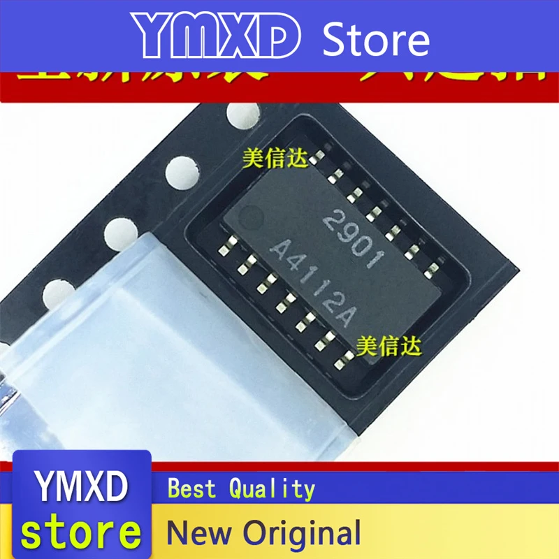 10 개/몫 새로운 원본 NJM2901M JRC2901 2901 SOP-14 비교기 칩 재고 있음