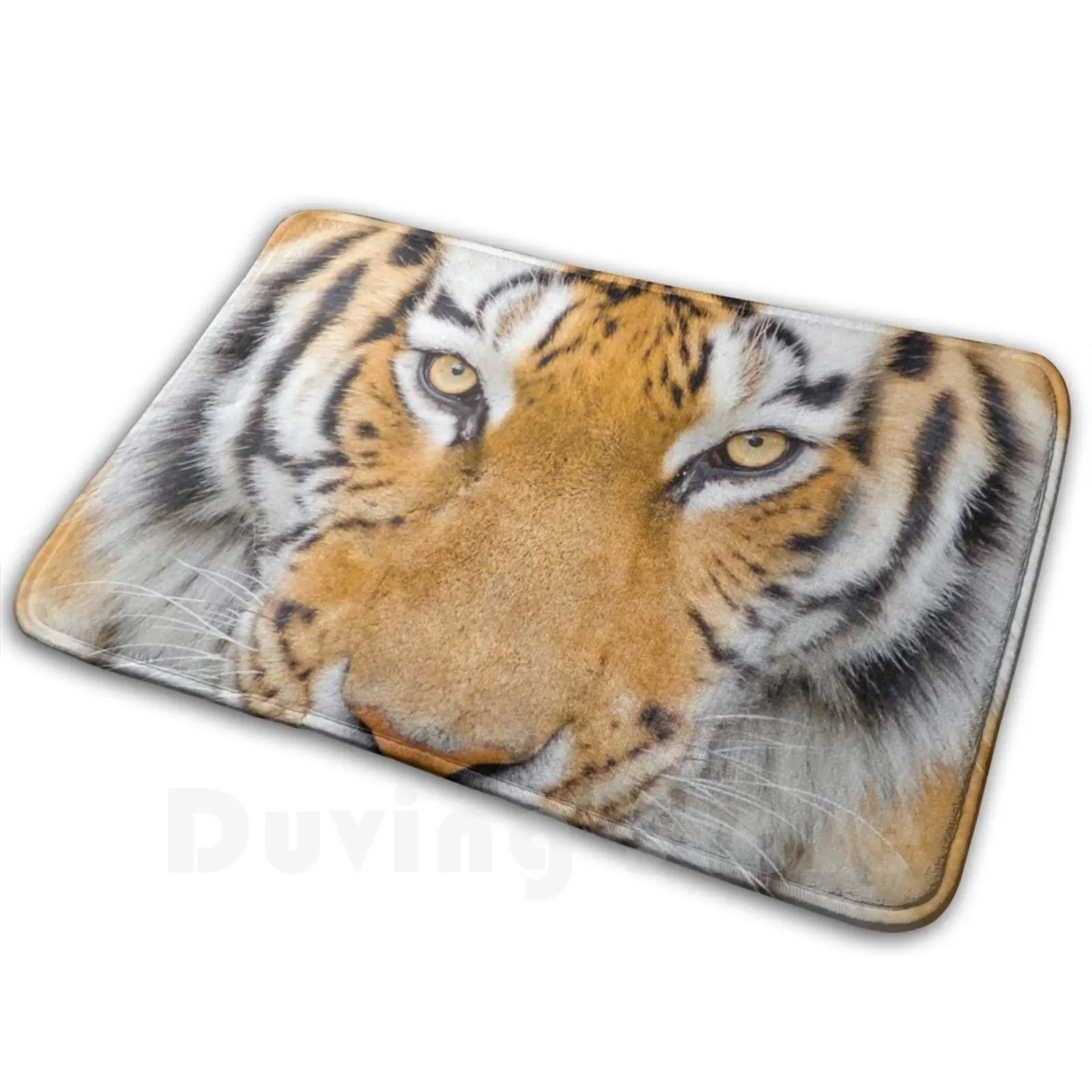 Bengal Tiger Carpet Mat Rug Cushion Soft Non-Slip Bengal Tigger Animal Big Cat Cat Tiger Big Tiger Tiger Face