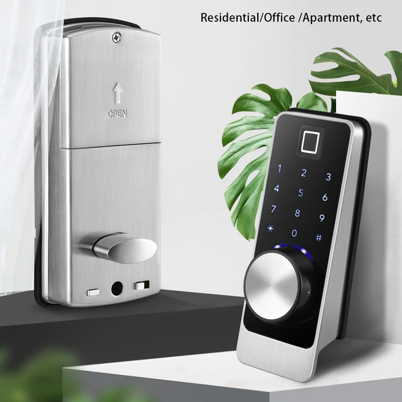 Smart Door Lock Bluetooth Deadbolt Locks TTLock APP Control Keyless Door Entry Exterior Door Password IC Cards Front Door Lock