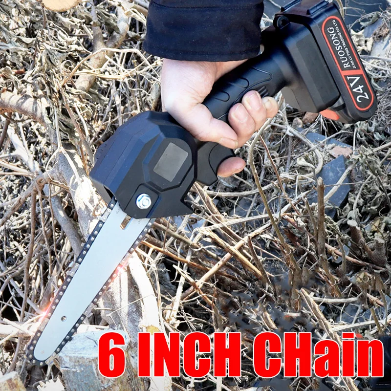 6 Inch Chain Saw Replacement Chains Plate Guide Bar Chainsaw Wood Cutter Home Garden Power Tool for Electric Chainsaw Accessory