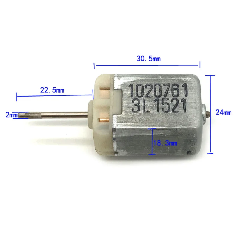 2pcs DC12V Automobile Central Control Lock Motor Door Lock Actuator Retractable Rearview Mirror Carbon Brush Motor FC-280SC