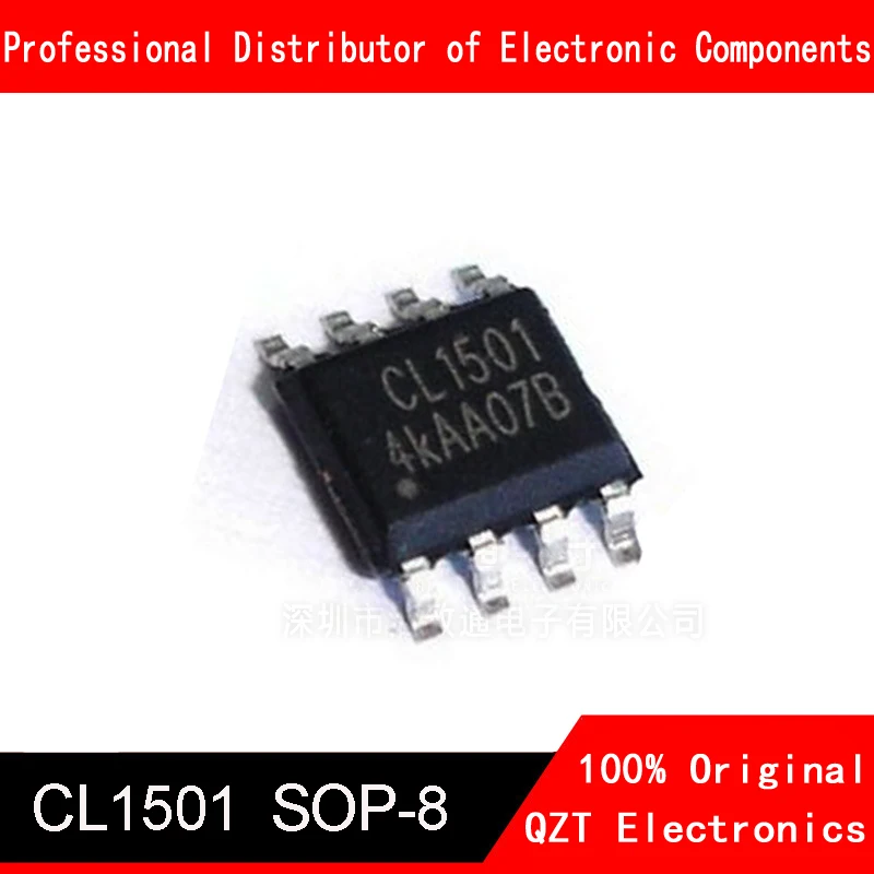 10 Buah/Lot Baru Asli CL1501 LED Pengendali Sakelar Daya Arus Konstan Blok Terintegrasi Chip IC SMD SOP8