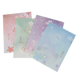 3 Envelop + 6 Papieren Brief Kawaii Flamingo Walvis Creatieve Briefpapier School Kantoorbenodigdheden Kinderen Envelop Bruiloft