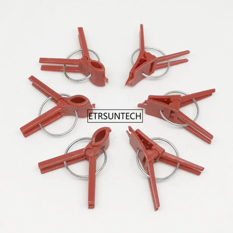 100Set Plant Support Durable Plastic Grafting Clips Garden Vegetable Flower Tomato Vine Bushes Plants Grafting Tool