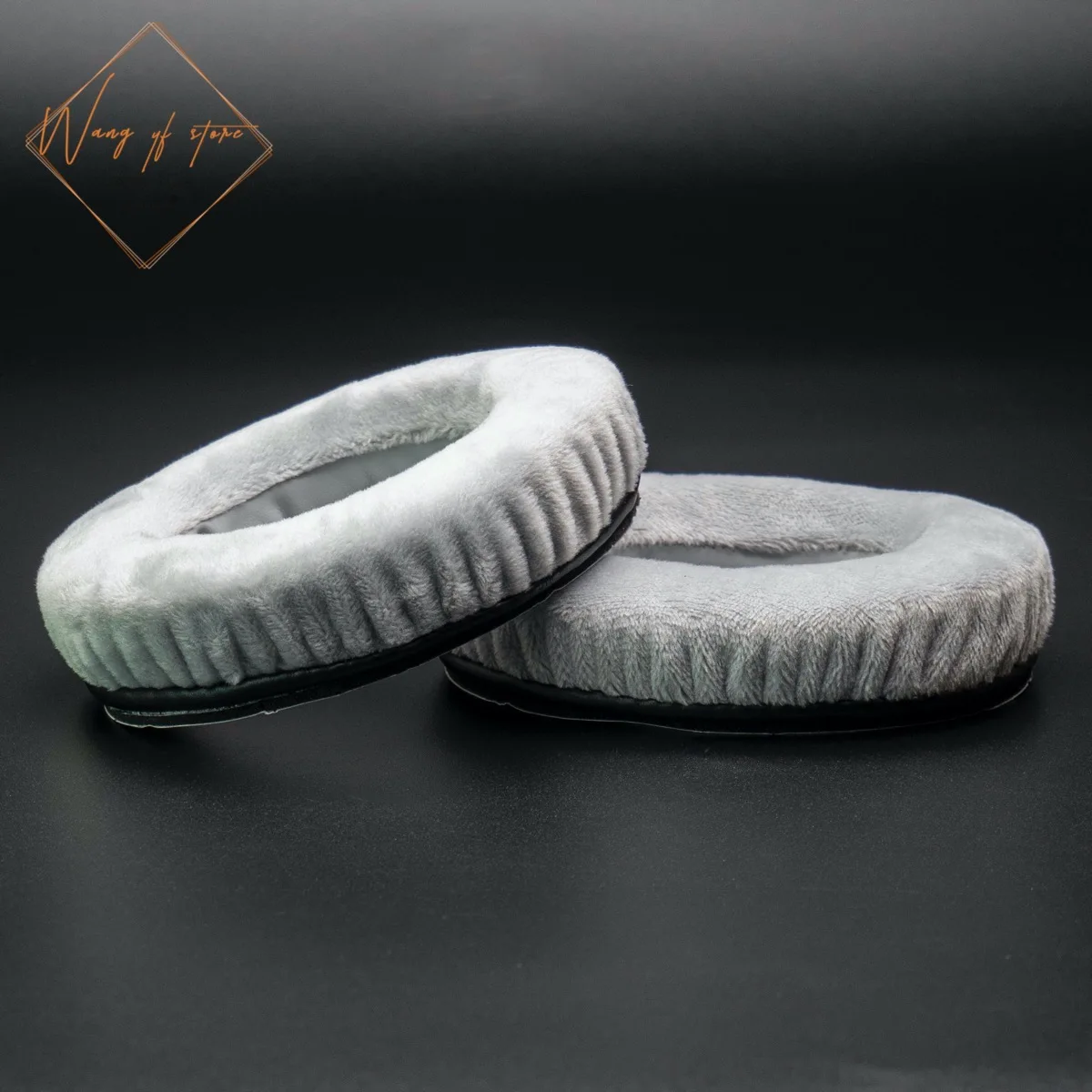 السلس القطيفة الأذن وسادة وسادة من اسفنج الفوم ل كينغستون HyperX سحابة مسدس S سماعة سماعة جزء المخملية وسادات الأذن غطاء رغوة