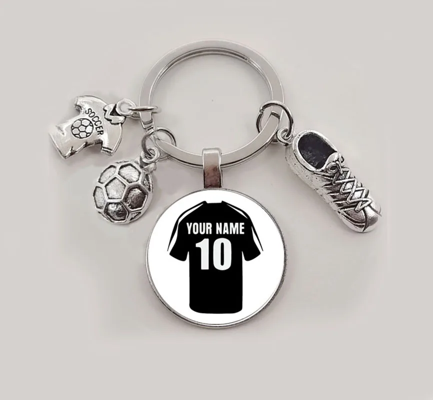 Football Diy Custom Name Keychain To Play Football Boy Keychain, Diy Keychain For Football Lovers, Fashion Gift Keychain For Foo