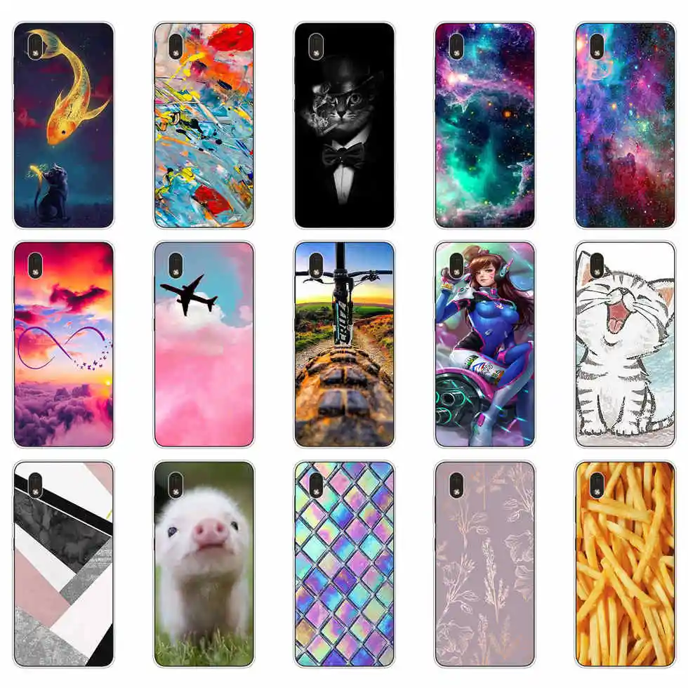 Phone Case For Alcatel 1B 2020 5002D 5.5 inch Case TPU coque Silicone Cover For Alcatel 1A 2020 Case Soft Bumper Capa