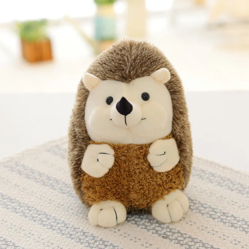 

17cm Simulation Hedgehog Stuffed Animal Dolls Small Size Cute Soft Plush Toys Lovely Birthyday Gift For Children