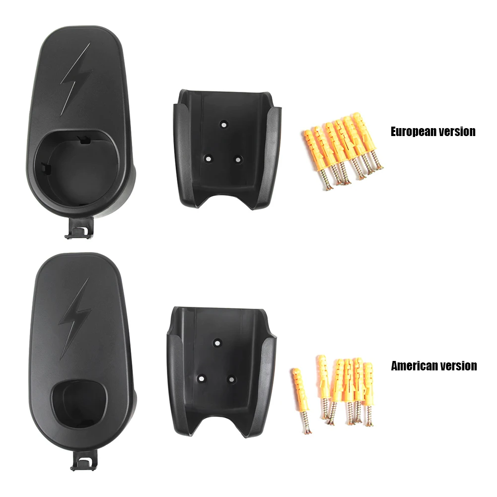 Car Charging Cable Organizer with Chassis Bracket Charger Cable Wall Holder Connector Socket Plug for Tesla Model 3 Model Y