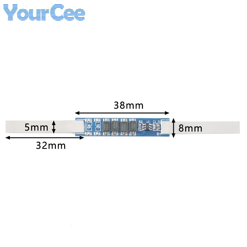 5PCS 1S Single 3.7V Lithium BMS PCM Battery Protection Board Module 2.5A 4.5A 4A 6A 9A 18650 Bateria polimerowa z paskiem niklowym