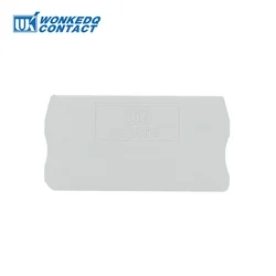 1Pc D-ST4 End Barrier Plate For PT4 ST4 PT/ST 4 Series Wire Connector Insulation DIN Rail Terminal Block 4mm² End Cover D-ST 4