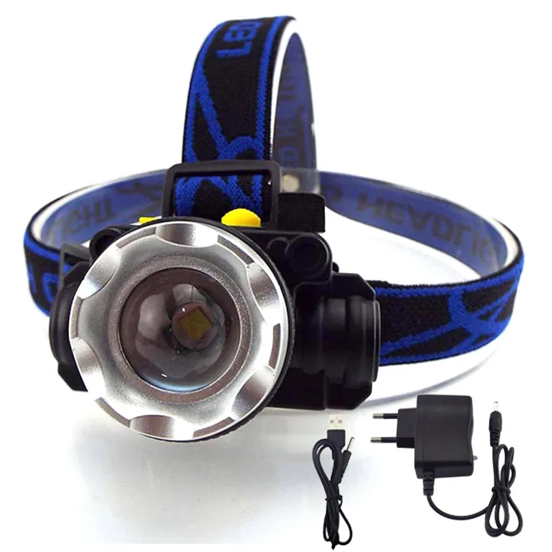 high power 1000lm Led Headlamp headlight frontal head Flashlight rechargeable Lamp torch light Night linterna camping fishing