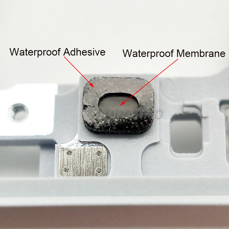 Aocarmo 5 sztuk/partia Górna i Dolna Siatka Mikrofonowa Wodoodporna Membrana Samoprzylepna 4.5x3.5mm Do Sony Xperia 1/5 X1 X5 XZ1 XZ3 — zdjęcie 5