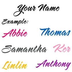 Custom Text Any Name Create Your Own Personalised Lettering Decal Sticker Laptop/Shop/ Door Home Decor