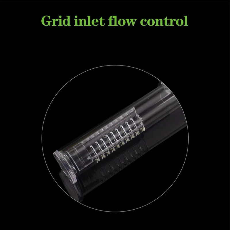 ZRDR skimmer Glass lily pipe spin surface inflow outflow 13/17mm aquarium water plant tank filter ADA quality Fish Tank Filter