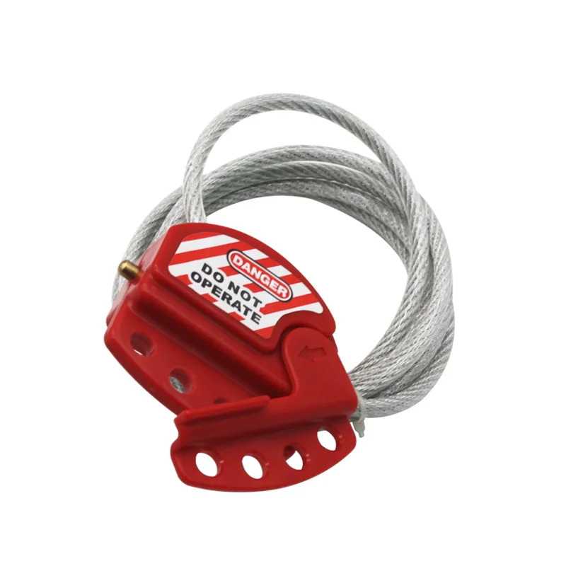 

Adjustable Lockout Tagout Steel Cable 1.8meters long ,4mm/6mm diameter