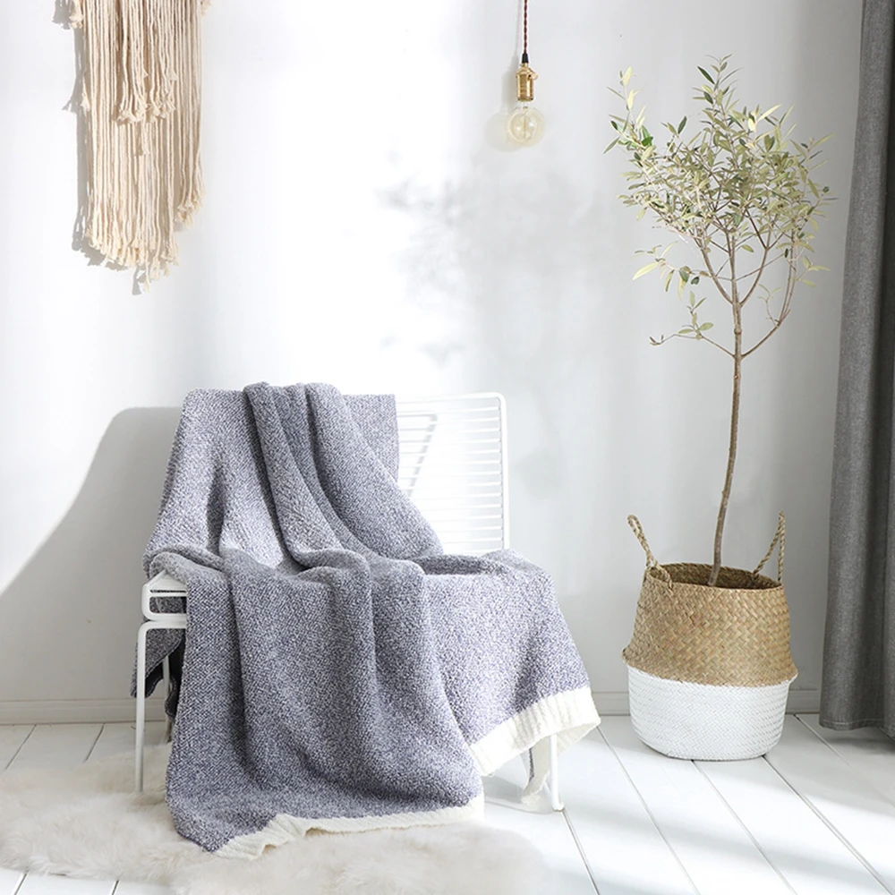 

Inyahome Luxury Wild Throw Blankets Super Soft Cozy Cable Plush Polyester Microfiber Sweet Dreams Design Knitted Throw Blanket