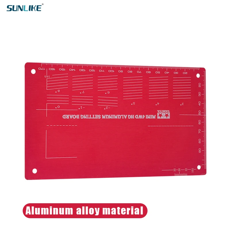 2mm HG węgla płyta pilśniowa/włókna szklanego/stopu aluminium własna Tamiya Mini 4wd narzędzie ustawienie pokładzie używane do testowania długości