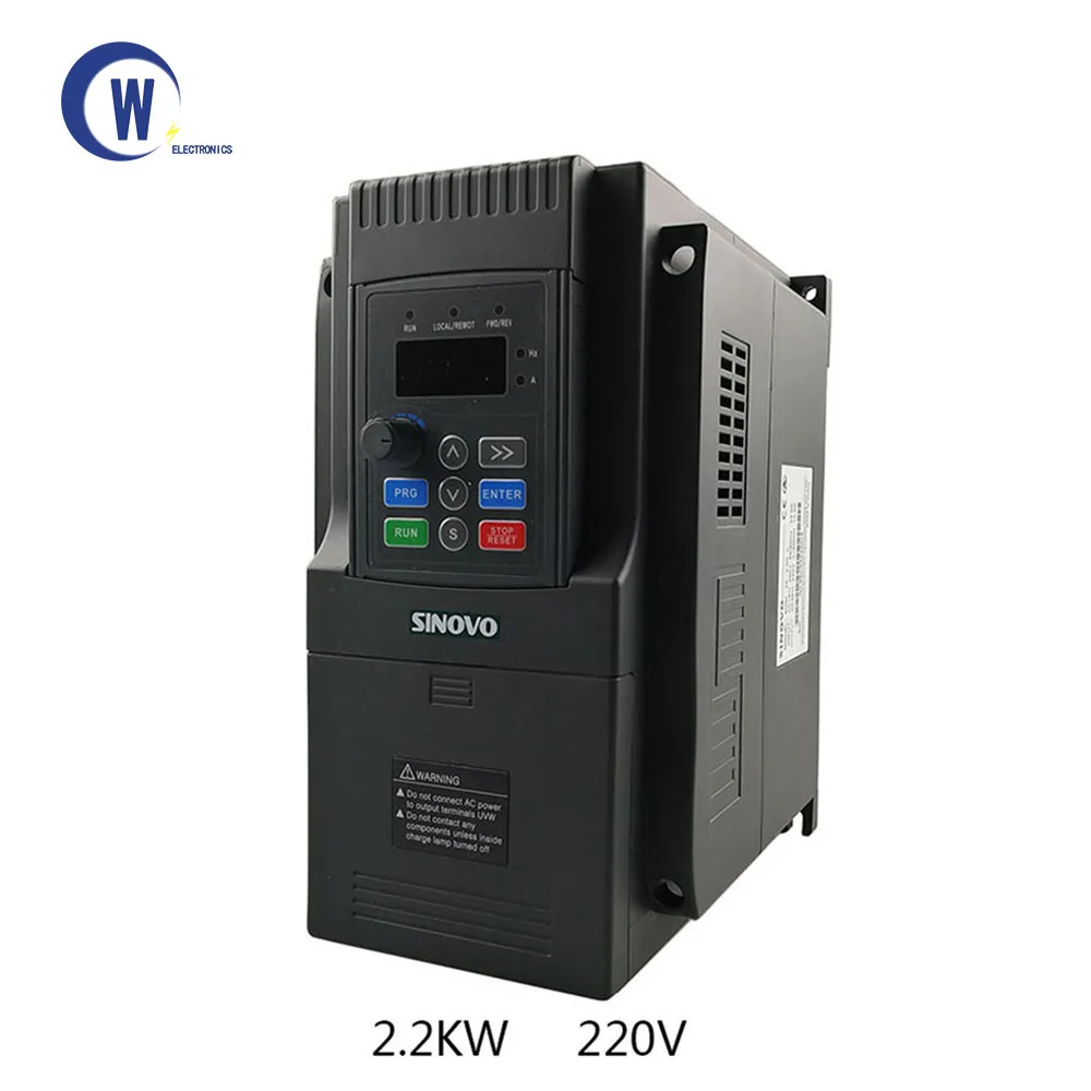 VFD engraving machine spindle inverter single in three out 220v 1.5kw cw80-2s-2.2gc spindle controller VFD inverter