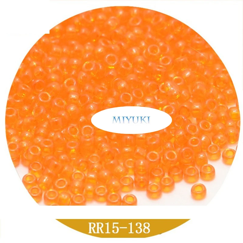 Japan Miyuki Imported Seed Beads RR15/0  Transparent Series 1.5mm Round Beads 5G