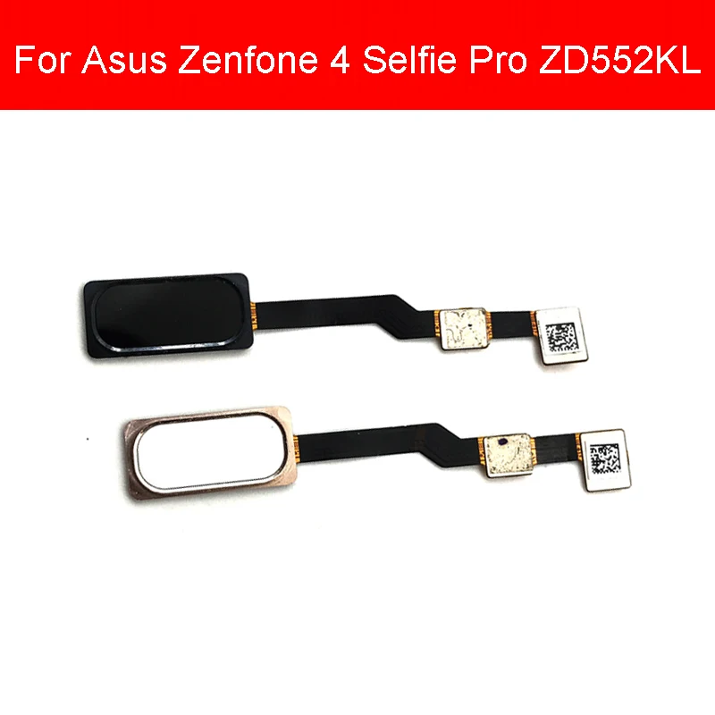 

Fingerprint Home Button Flex Cable For ASUS Zenfone 4 Selfie Pro ZD552KL Menu Touch ID Sensor Flex Ribbon Repair Parts Test Work