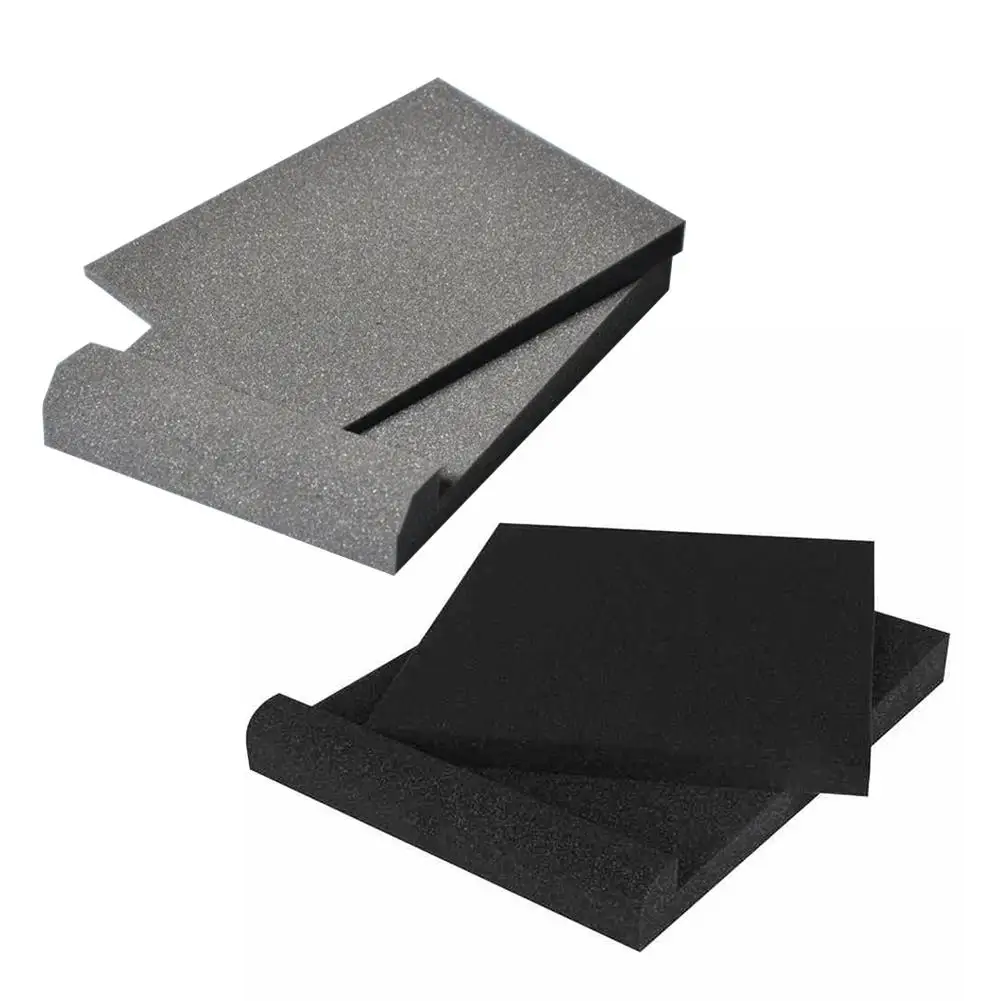 2Pcs / Set Random Color Sponge Studio Monitor Speaker Acoustic Isolation Foam Isolator Pads Monitor Pad