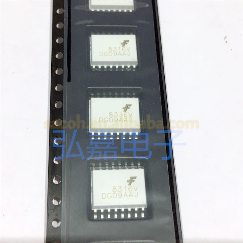 

5PCS/lot New OriginaI FOD8316R2V 8316V FOD8316V FOD8316 or FOD8318R2V 8318V FOD8318V FOD8318 SOP-16 IGBT Drive Optocoupler