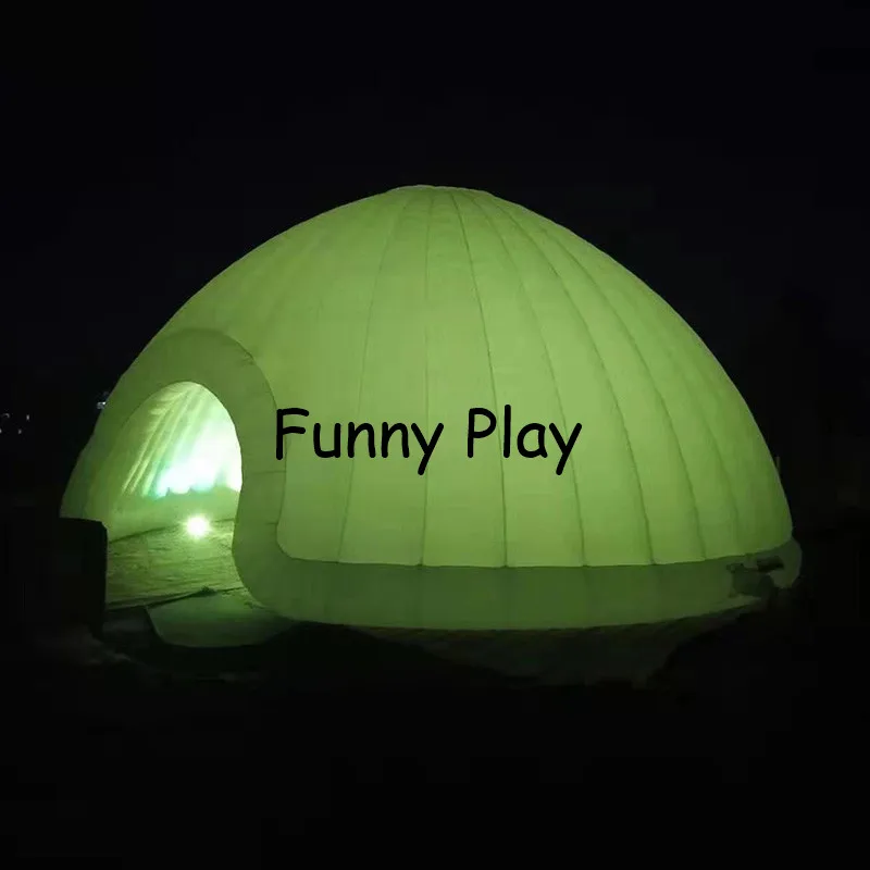 

LED Inflatable Dome Tent Booth White photobooth enclosure led inflatable dome tent giant LED dome inflatable tent for event