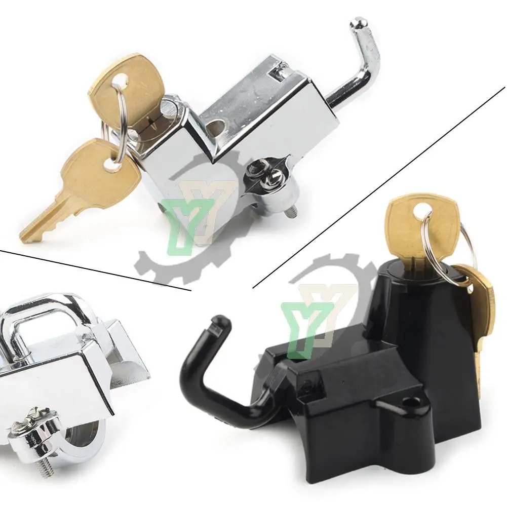 Motorcycle Helmet cap Lock key For Harley Davidson Softail Road King Fat Boy Crusier Chopper Custom Bike with 7/8