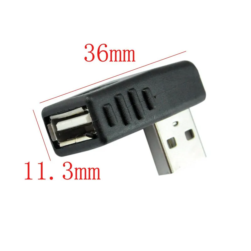 

USB2.0 «папа-мама» 90-градусный адаптер-удлинитель USB 2.0 «папа-мама» прямоугольный адаптер-переходник для компьютера, ноутбука
