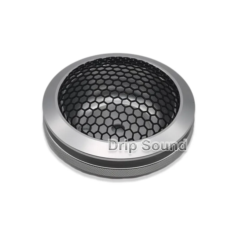 Osłona głośnika wysokotonowego samochodowego z aluminium 1,5 cala, siatka konwersyjna, dekoracyjny okrągły element audio samochodowego, pełna metalowa siatka, 64 mm — zdjęcie 6