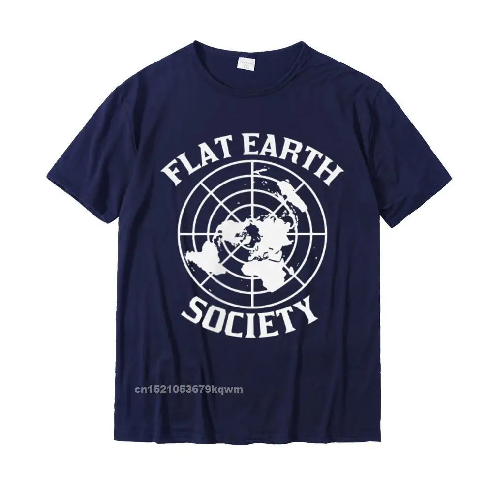 Flat Earth Society Logo Conspiracy Theory Earthers Gift T-Shirt Cotton Design Tees Hip Hop Youth T Shirts Leisure