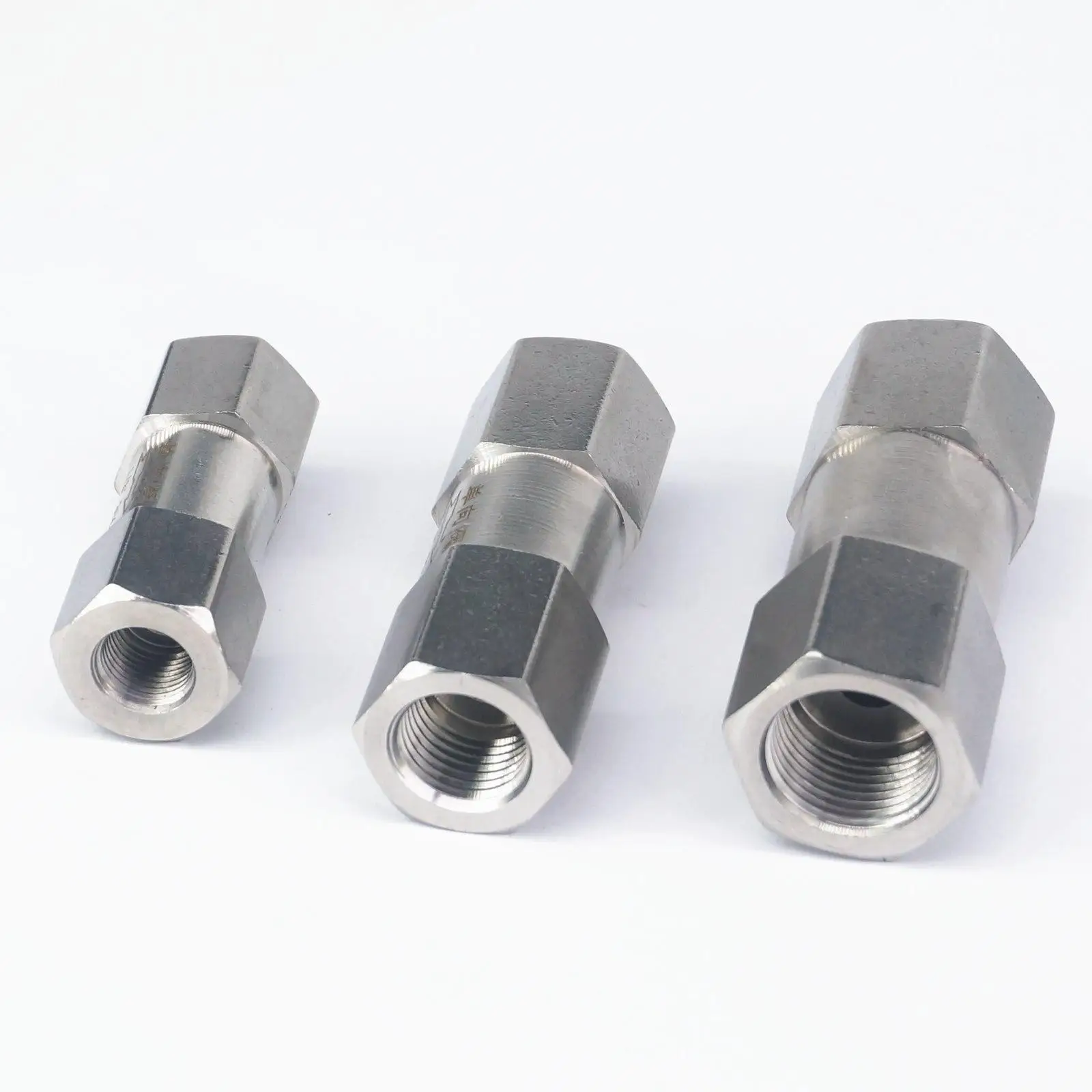 1/8 "1/4" 3/8 "1/2" 3/4 "1" Bsp 304 Rvs One Way Controleren valve Non-Return In Lijn