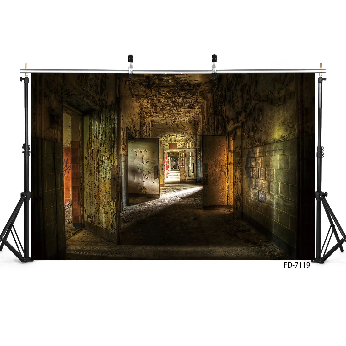 Abandoned Gallery Computer Printed Vinyl Photography Background For Studio Photo Props Photographic Backdrops Photocall