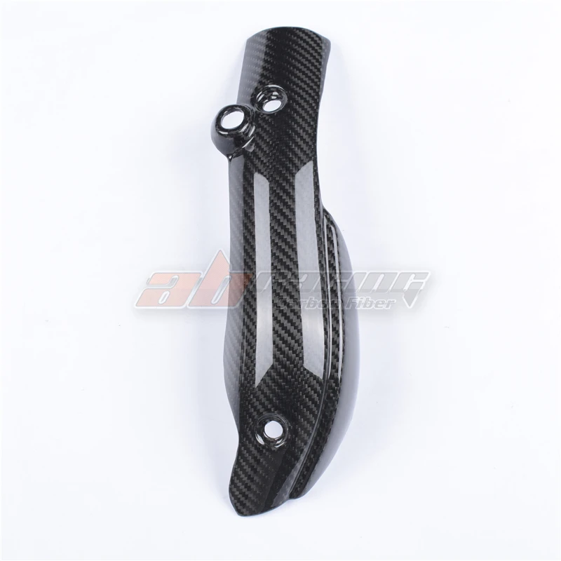 Exhaust Pipe Heat Shield Cover Guard Fairing For Yamaha R1 2009-2014 Full Carbon Fiber 100%