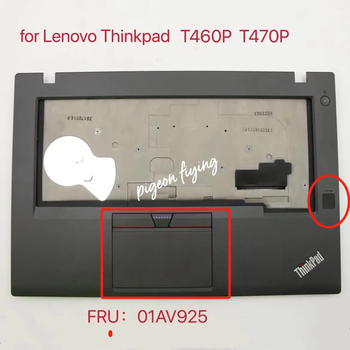 

for Lenovo ThinkPad T460P T470P Maiúsculas Palmrest Teclado Capa Bezel. FRU 01AV925